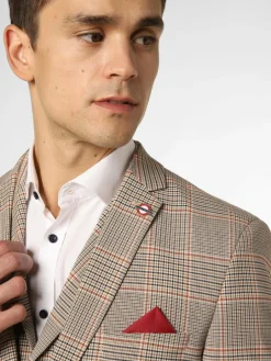 Finshley & Harding London Baukasten-Anzüge<Herren Baukasten-Sakko - Jimmy camel beige kariert