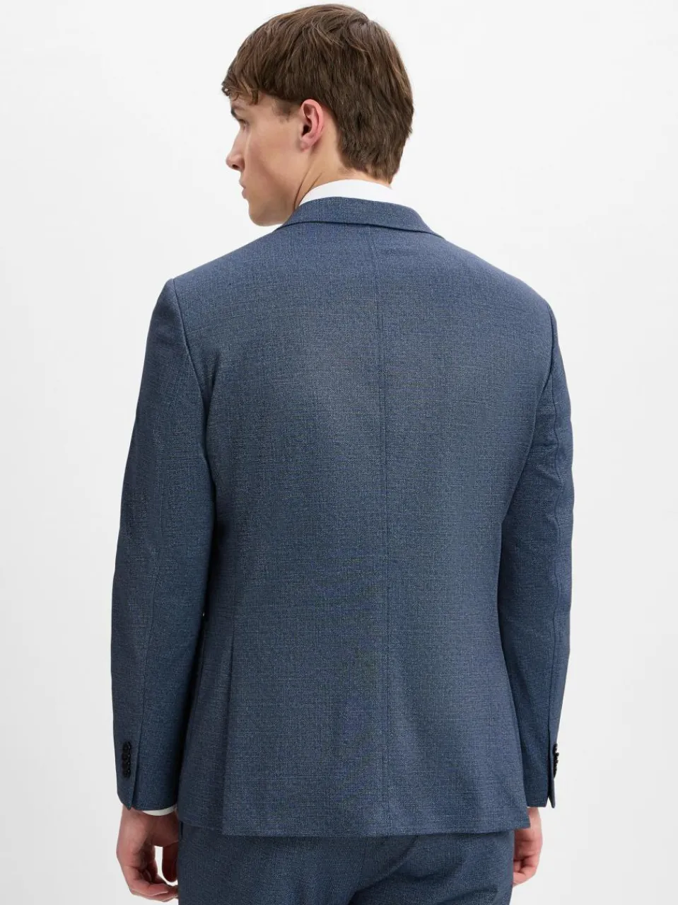 Benvenuto Baukasten-Anzüge<Herren Baukasten-Sakko - Matteo marine ecru meliert