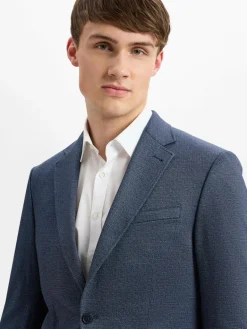 Benvenuto Baukasten-Anzüge<Herren Baukasten-Sakko - Matteo marine ecru meliert