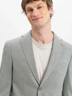 Benvenuto Anzüge<Herren Baukasten-Sakko - Mario J grau schilf meliert