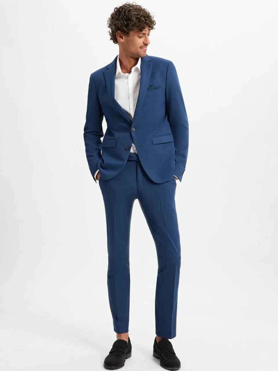 Finshley & Harding Baukasten-Anzüge<Herren Baukasten-Sakko - Oakland blau uni