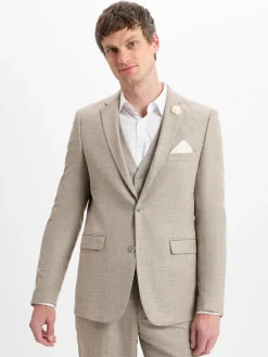 Finshley & Harding Baukasten-Anzüge|Sakkos<Herren Baukasten-Sakko - Steven beige gemustert