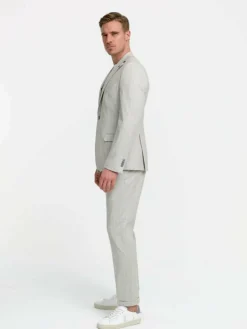 Zuitable Sakkos<Herren Baukasten-Sakko -DiNick grau gestreift