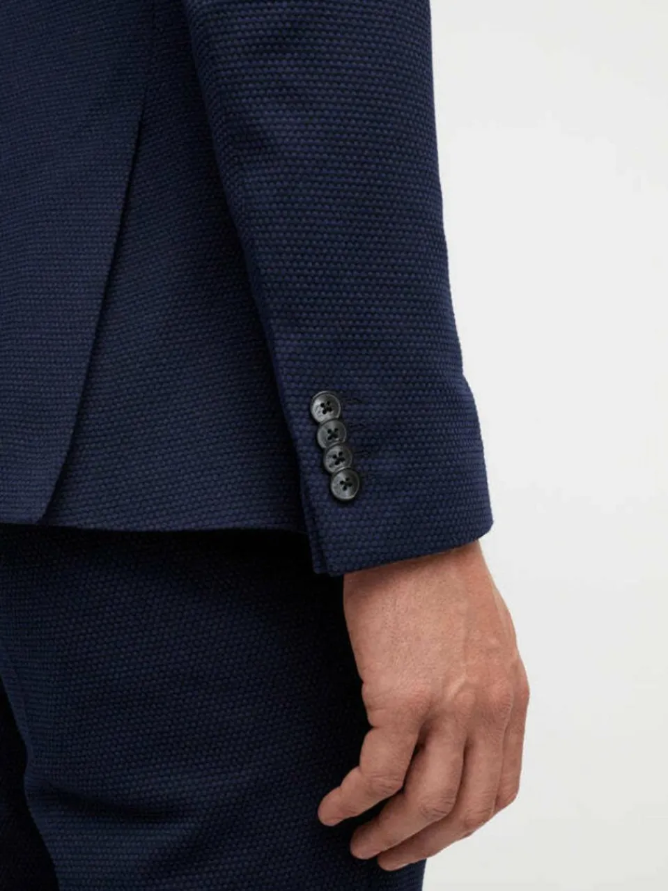 Zuitable Sakkos<Herren Baukasten-Sakko -DiNick blau gemustert