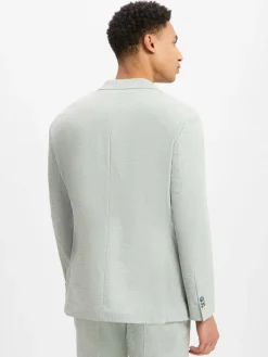 Digel Baukasten-Anzüge<Herren Baukasten-Sakko mit Leinen-Anteil - Edward mint hellgrau meliert