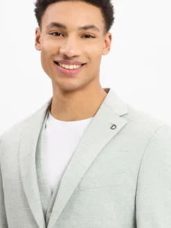 Digel Baukasten-Anzüge<Herren Baukasten-Sakko mit Leinen-Anteil - Edward mint hellgrau meliert