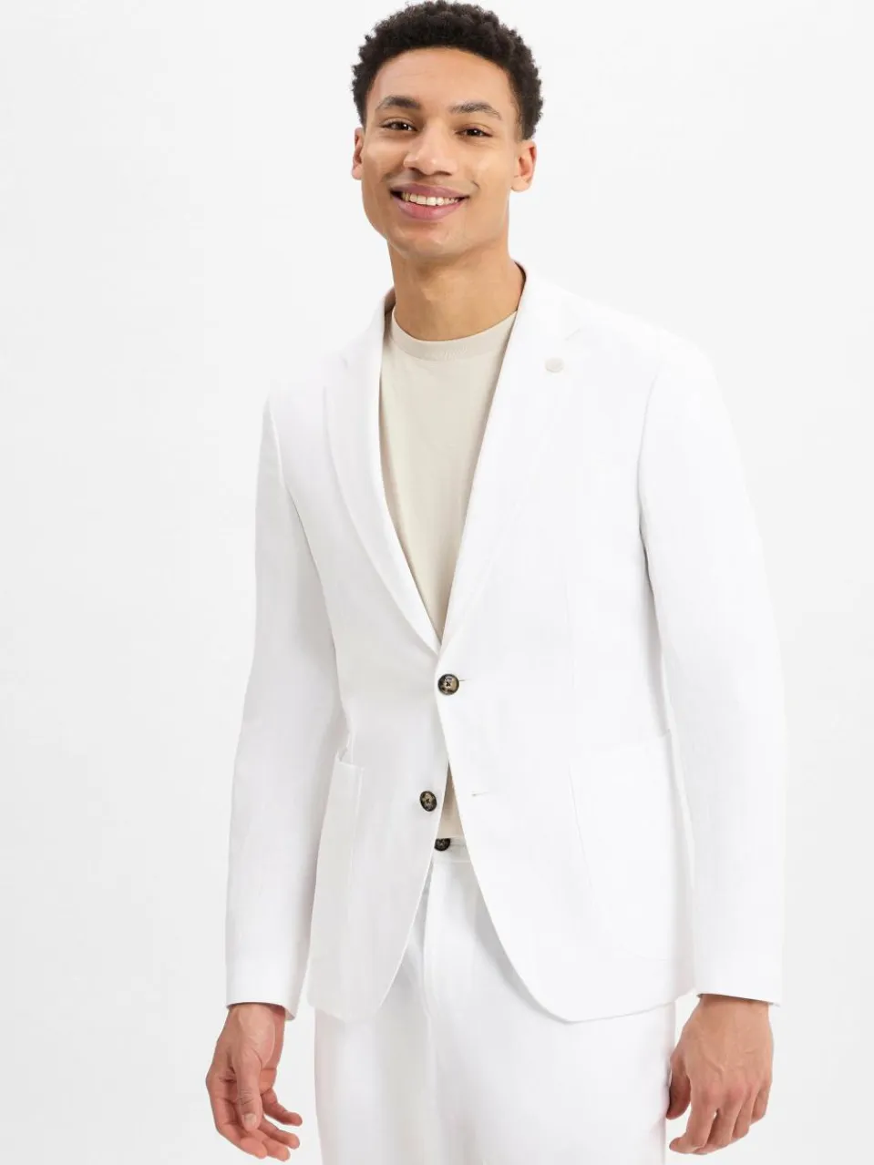 Herren JOOP! Baukasten-Anzüge>Herren Baukasten-Sakko mit Leinen-Anteil - Hoverest