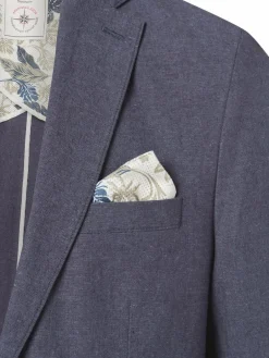 Nils Sundström Baukasten-Anzüge<Herren Baukasten-Sakko mit Leinen-Anteil indigo meliert