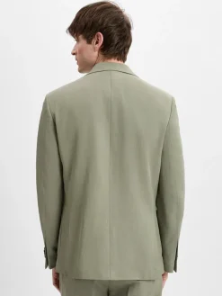 Herren Finshley & Harding London Baukasten-Anzüge>Herren Baukasten-Sakko mit Leinen-Anteil - Brick