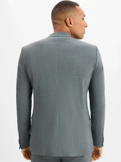 Finshley & Harding Baukasten-Anzüge|Anzüge<Herren Baukasten-Sakko mit Schurwoll-Anteil - Steven schilf grau kariert