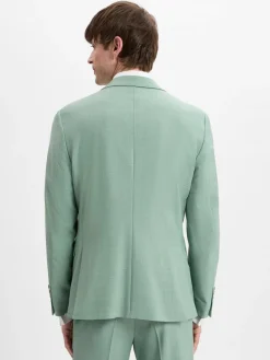 Wilvorst Baukasten-Anzüge<Herren Baukasten-Sakko mit Schurwoll-Anteil lind ecru meliert