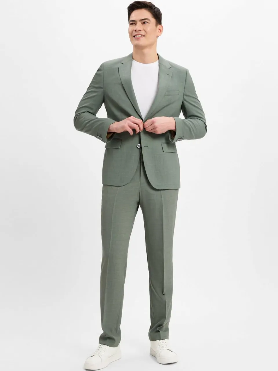 Herren BOSS Sakkos>Herren Baukasten-Sakko mit Schurwoll-Anteil- Jasper