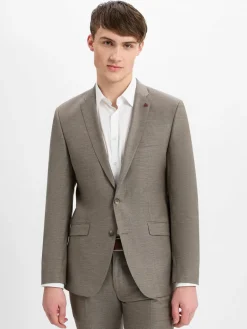 Herren Roy Robson Baukasten-Anzüge>Herren Baukasten-Sakko mit Schurwoll-Anteil