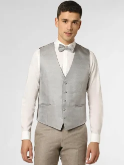 Wilvorst Baukasten-Anzüge|Anzüge<Herren Baukasten-Weste taupe gemustert