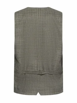 Andrew James New York Anzüge<Herren Baukasten-Weste - Alyn-William grau kariert