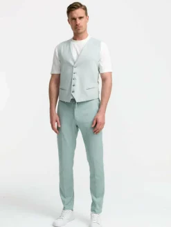 Herren Zuitable Anzüge>Herren Baukasten-Weste - DiWesley