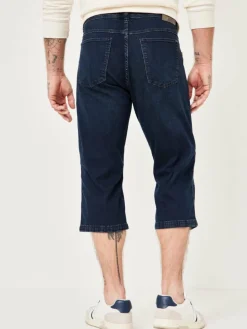 Paddock`s Jeans<Herren Bermuda - CHUCK Regular Fit blau uni