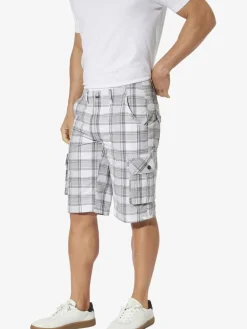 BABISTA Hosen<Herren Bermuda - NICANDRO grau kariert