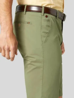 MEYER Hosen<Herren Bermuda - Palma grün uni
