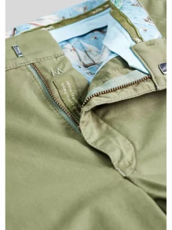 MEYER Hosen<Herren Bermuda - Palma grün uni