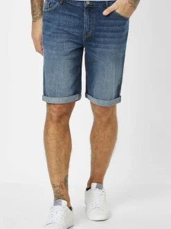 Redpoint Jeans<Herren Bermuda - SHERBROOKE Comfort Fit rinsed uni