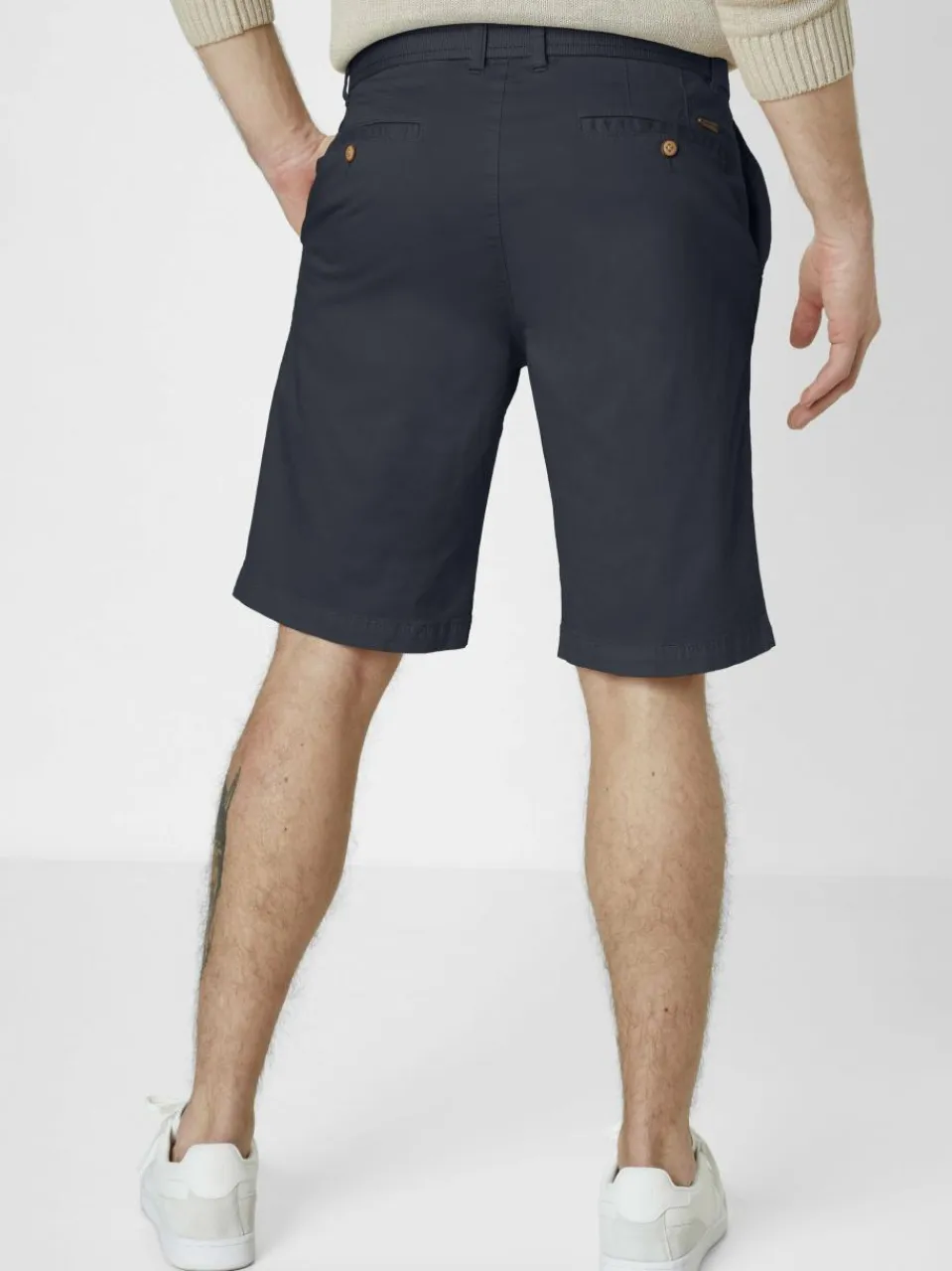 Redpoint Hosen<Herren Bermuda - SURREY Comfort Fit marine uni