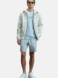 Lufian Hosen<Herren Bermuda SECOND grau uni