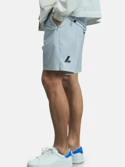 Lufian Hosen<Herren Bermuda SECOND grau uni