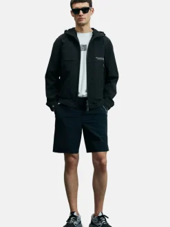 Lufian Hosen<Herren Bermuda SECOND schwarz uni