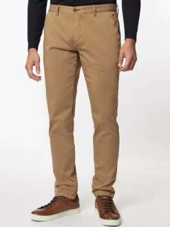 Roy Robson Hosen<Herren Bügelfaltenhose braun uni