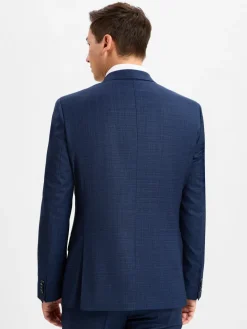 Digel Anzüge<Herren Bukasten-Sakko - Duncan-AMF marine blau kariert