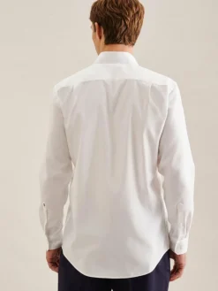 Seidensticker Hemden<Herren Business Hemd - Comfort 1/1 weiß uni