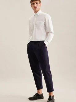 Seidensticker Hemden<Herren Business Hemd - Comfort 1/1 weiß uni