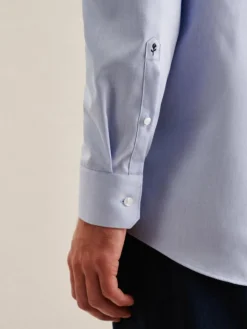 Seidensticker Hemden<Herren Business Hemd - Comfort 1/1 blau uni