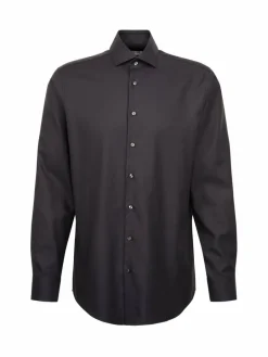 Seidensticker Hemden<Herren Business Hemd - Regular 1/1 anthrazit strukturiert