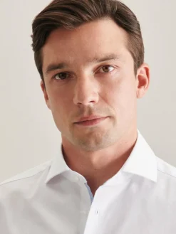 Seidensticker Hemden<Herren Business Hemd - Regular 1/1 weiß uni