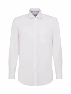 Seidensticker Hemden<Herren Business Hemd - Regular 1/1 weiß uni