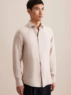 Seidensticker Hemden<Herren Business Hemd - Regular 1/1 sand uni