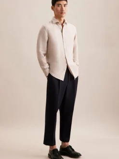 Seidensticker Hemden<Herren Business Hemd - Regular 1/1 sand uni