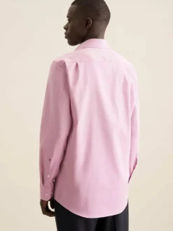 Seidensticker Hemden<Herren Business Hemd - Regular 1/1 lila strukturiert