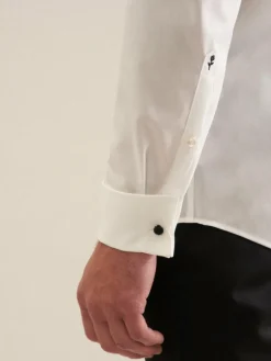 Seidensticker Hemden<Herren Business Hemd - Regular Langarm ecru uni