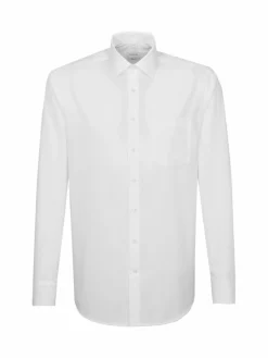 Seidensticker Hemden<Herren Business Hemd - Regular Langarm ecru uni