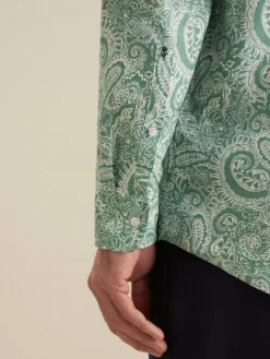 Seidensticker Hemden<Herren Business Hemd - Regular 1/1 grün gemustert