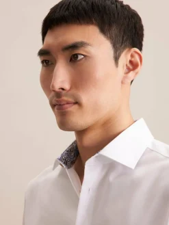 Seidensticker Hemden<Herren Business Hemd - Regular 1/1 weiß uni