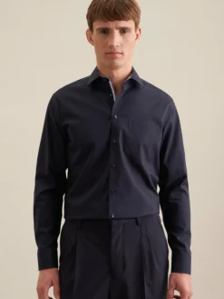 Herren Seidensticker Hemden>Herren Business Hemd - Regular Langarm