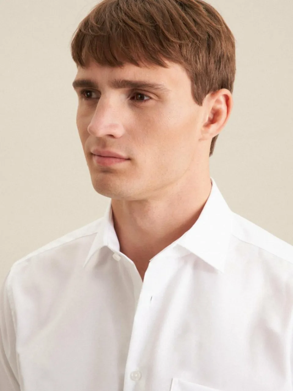 Seidensticker Hemden<Herren Business Hemd - Regular 1/1 Extra lang weiß uni