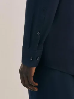 Seidensticker Hemden<Herren Business Hemd - Regular Langarm blau uni