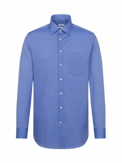 Seidensticker Hemden<Herren Business Hemd - Regular 1/1 blau uni