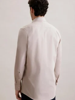 Seidensticker Hemden<Herren Business Hemd - Regular 1/1 Extra lang sand uni