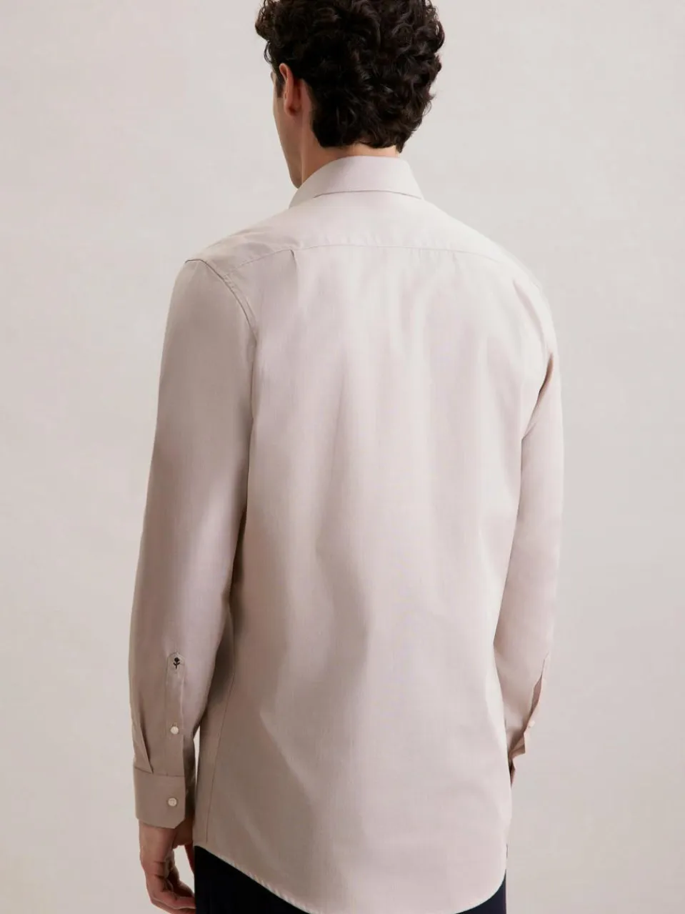 Seidensticker Hemden<Herren Business Hemd - Regular 1/1 Extra lang sand uni